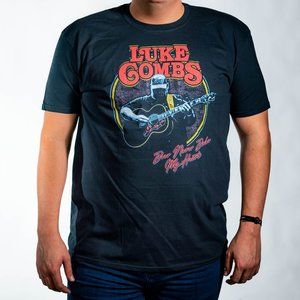Luke Combs Beer Never Broke My Heart Tour Concert Tee Shirt